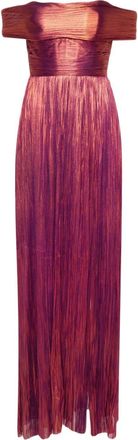 Maria Lucia Hohan Karlie off-shoulder gown - women - Elastane/Nylon/Silk - 38 - Purple