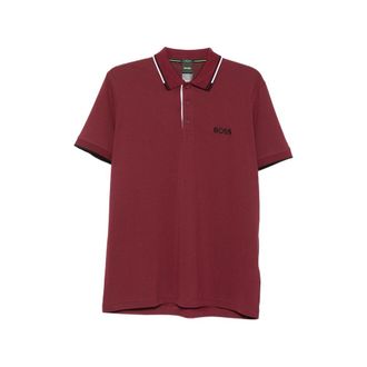 HUGO BOSS Logo-embroidered Polo Shirt