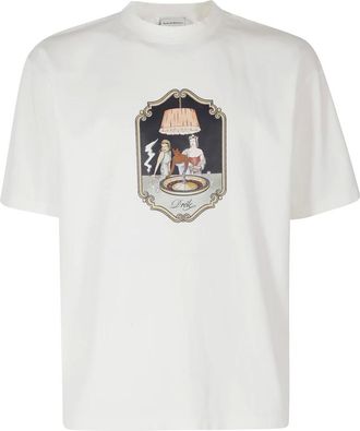 Dr&ocirc;le de Monsieur Hombre, Camisetas, Blanco, Talla: XL