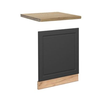 Vicco Panel Frontal Fame-line, Antracita-oro, 60 Cm, Et Roble