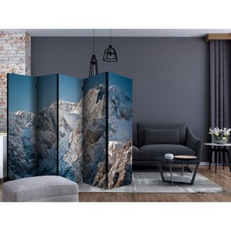 Artgeist home24 Paravent Winter the Alps II (5-teilig)