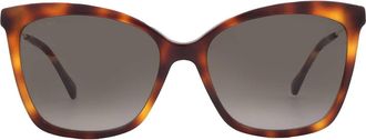 Jimmy Choo London Brown Gradient Butterfly Ladies Sunglasses MACI/S 0086/HA 55
