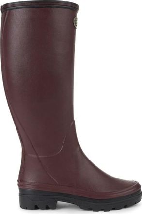 Le Chameau Giverny Jersey Lined Boot Gummistiefel f&uuml;r Damen | braun