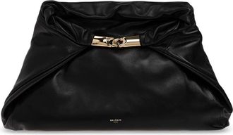 Balmain Dinner At 8 Medium Tas - Dames - Clutches - Zwart - ONE Size - Leer - Tassen