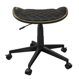 Cougar Crosser Gold - Sgabello multiuso per videogiochi, sedile smerlato, imbottito de pelle sintetica de pvc, regolabile in altezza, base con 5 rotelle