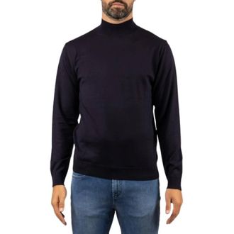 Daniele Fiesoli Jersey de cuello alto - Knitwear - Hombre - Azul - 2XL