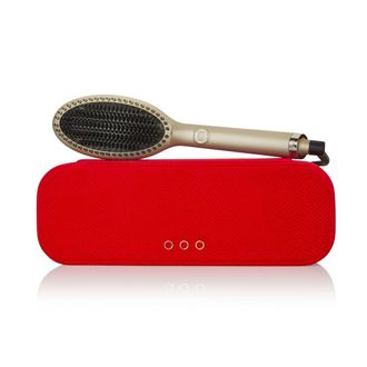 ghd Ghd Glide Grand-luxe Collection - Cepillo El&eacute;ctrico Alisador De Pelo Con Tecnolog&iacute;a I&oacute;nica, Edici&oacute;n 2022, Oro Champagne