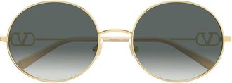 Valentino Sunglasses Vg0027 S 001 Gold/Grey Women