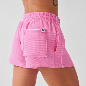 MyProtein Short gofre Tatiana para mujer de MP - Rosa bonito - XS