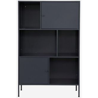 Sweeek Credenza industriale in metallo con 6 scomparti