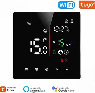 OEM Termostato Wifi Inteligente Ahorro De Energ&iacute;a 16a Controlador De Temperatura De Calefacci&oacute;n Por Suelo Radiante Para Calefacci&oacute;n El&eacute;ctrica, Conexi&oacute;n De
