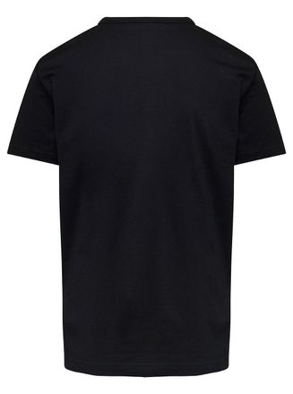 Dolce & Gabbana Logo-Plaque Cotton T-Shirt - Black