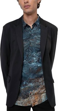 HUGO BOSS Mens Slim-Fit Performance Jacket In Navy