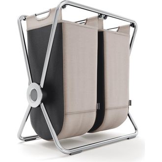Simplehuman Double X-Frame Hamper, Heavy-Gauge Steel Frame in Chrome at Nordstrom