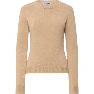 C&acirc;llas Milano Jeanne Long sleeve crewneck sweater in Brown at Nordstrom, Size X-Small It
