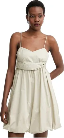 A|X Armani Exchange Vestido Mini Globo - Dresses - Mujer - Beige - L