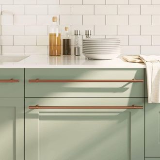 vidaXL Maniglie per Mobili 20 pz Bronzo 480 mm in Acciaio Inox - Vidaxl