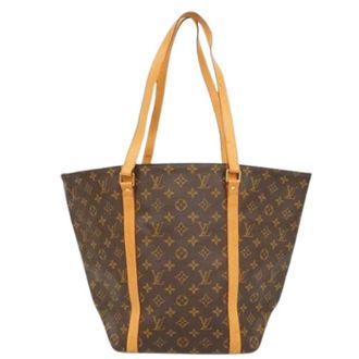 Louis Vuitton Pre-owned Tote Bags, female, Brown, Size: ONE SIZE Pre-owned Sac Shopping Tote Bag