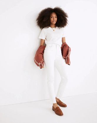 Madewell Womens Madewell The Perfect Vintage Jeans Tile White Denim High-Rise DDR2012