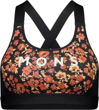 Mons Royale Stella X-Back Bra Sport-BH f&uuml;r Damen | schwarz