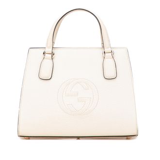 Gucci Soho Tote Ge&iuml;mpregneerd Logo