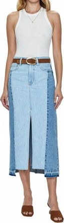 Pistola Denim Alice Midi Skirt In Palais