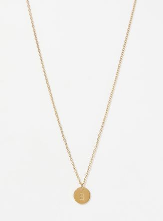 Simons Womens Alphabet character medallion chain