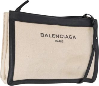 Balenciaga Pre-owned Borsa a Spalla in Tela Vintage - - Pre-owned - Donna - Beige - ONE SIZE