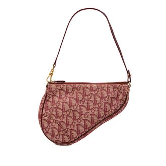 Dior Pre-owned Dior Mini Diorissimo Canvas Saddle Pochette Ladies ARTU7U0PTM15BU90