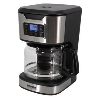 Better Chef Better Chef Programmable12-Cup Coffee Maker - 12-Cup - Stainless - IM-128S