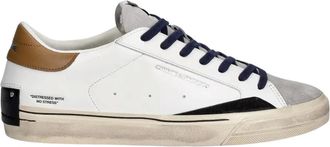 Crime London Heren, Schoenen, Wit, Maat: 41 EU Leer