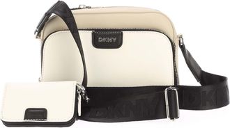 DKNY Mens Accessories Caiden Camera Cross Body Bag in Grey White - One Size