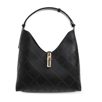 Furla Shoulder Bags, female, Black, Size: ONE SIZE Goccia Medium Shoulder Bag