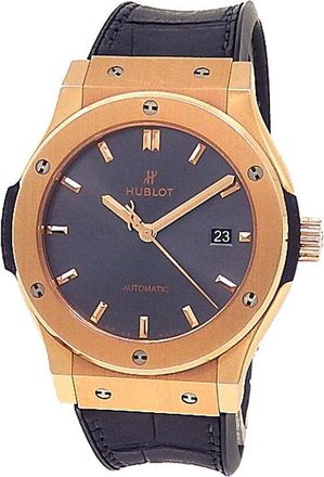 Hublot Pre-owned Hublot Classic Fusion Grey Dial Mens Watch 542.OX.7081.LR