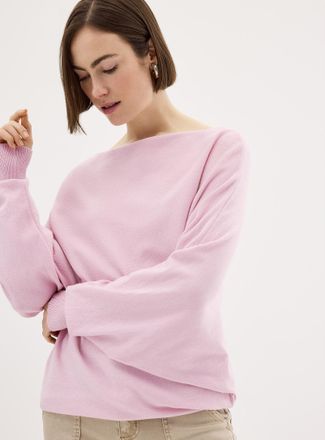 Contemporaine Womens Cinched waist oversized sweater Exclusive collection from Italy