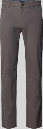 Christian Berg Regular Fit Stoffhose mit 5-Pocket-Design in Dunkelgrau, Gr&ouml;&szlig;e 31/32