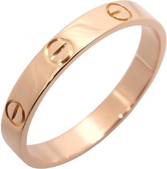 Cartier Gold Pink Gold (18K) Band Ring (Pre-Owned)