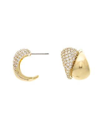 Rivka Friedman 18K Plated Cz Earrings
