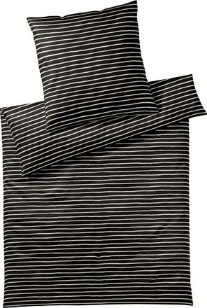 Elegante Bettw&auml;sche Lines Schwarz
