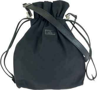 Gucci Black Nylon Shoulder Bag Pochette