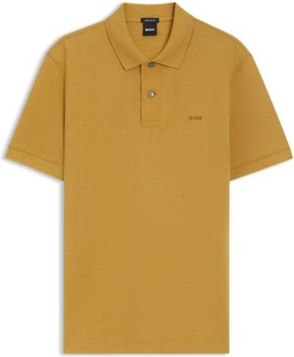 BOSS Pallas polo shirt in cotton piqu&eacute; with embroidered logo