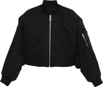 Jean Paul Gaultier Zip-fastening Cropped Bomber Jacket