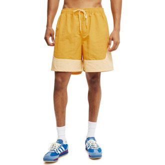 Cotton On Mens All Purpose Short in Yellow Tonal Panel at Nordstrom, Size X-Small