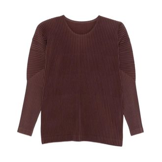 Issey Miyake Uomo, Top, Marrone, L, new