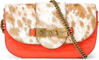 Kurt Geiger Womens Leather Sm Kingsley Xbody Bag - Brown - One Size