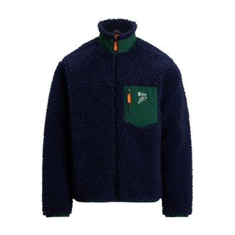 Polo Ralph Lauren Light Jackets, male, Blue, Size: XL Blue Sweaters for Men