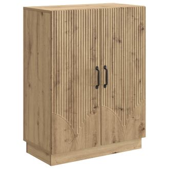 vidaXL Aparador Roble Artisan 66 X 34,5 X 87 Cm Madera De Ingenier&iacute;a Vidaxl