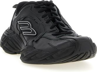 Balenciaga Womens Black Calfskin Athletic Sneakers