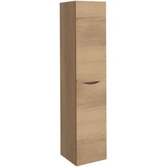 Crosswater Glide II Badkamerkast - 35x35x160cm - greeploos - windsor oak