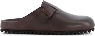 Officine Creative Slippers in pelle - Marrone